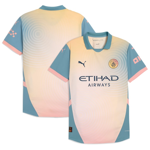 Manchester City PUMA Fourth Authentic Shirt 2024-25 in Collector's Box