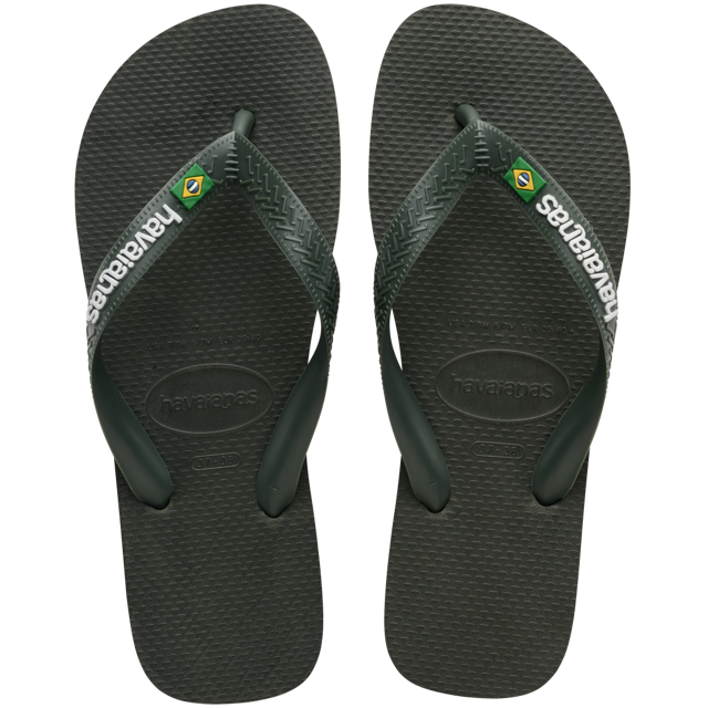 Men's Brazil Logo Flip Flops