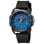 Luminox Men's Swiss Quartz Watch - Ice-Sar Arctic Blue Dial Black Strap Dive | 1003
