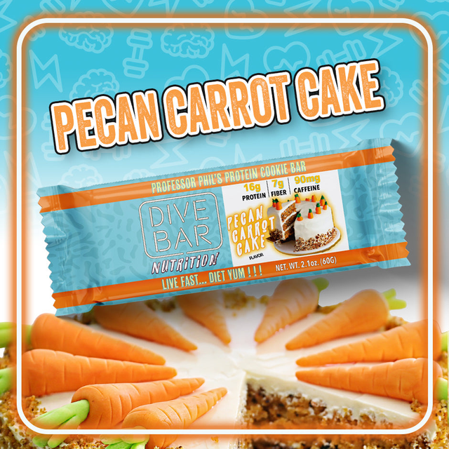 Pecan Carrot Cake - 6 Bars