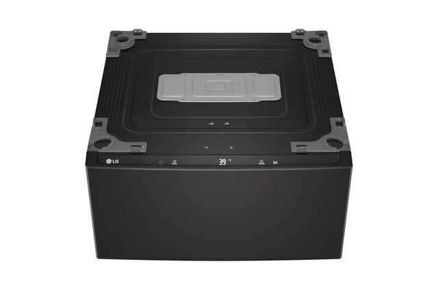 LG - 1 cu. Ft  Compact Washer in Black Stainless - WD300CB