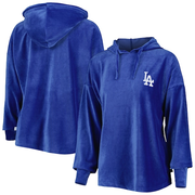 Women's Los Angeles Dodgers Touch Royal End Line Pullover Hoodie