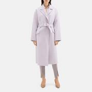 Double-Face Wool-Cashmere Robe Coat | Theory Outlet