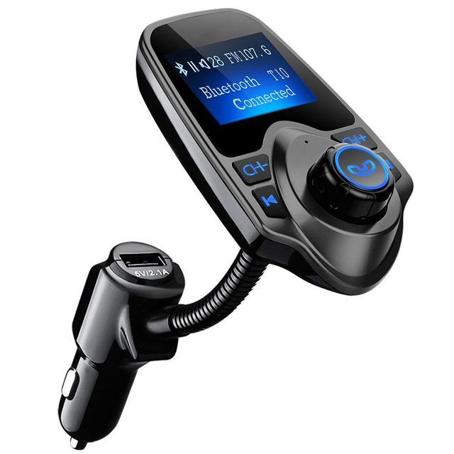 VicTsing Bluetooth FM Transmitter Radio Adapter