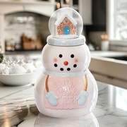 Official Cookie Tester Cookie Jar with Snow Globe