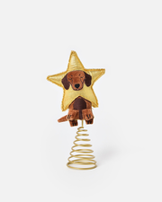 Dog Star Christmas Tree Topper