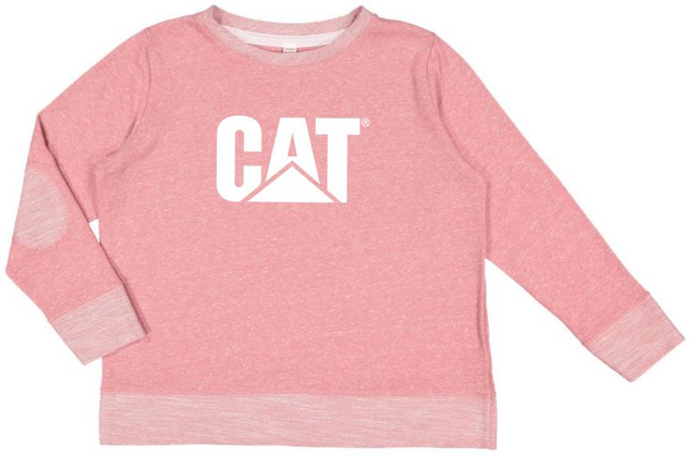 Youth Melange Stitched Long Sleeve Tee