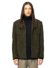 Solex Herringbone Wool Jacket - Olio