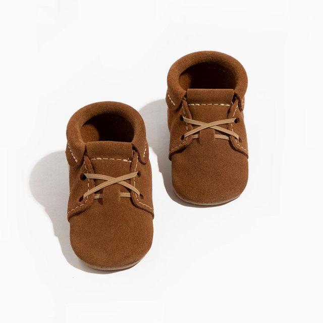 Amber Suede Oxford Baby Shoe