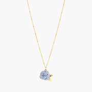 ✨USA EXCLUSIVE✨ Language of Flowers Blue Hydrangea Pendant Necklace