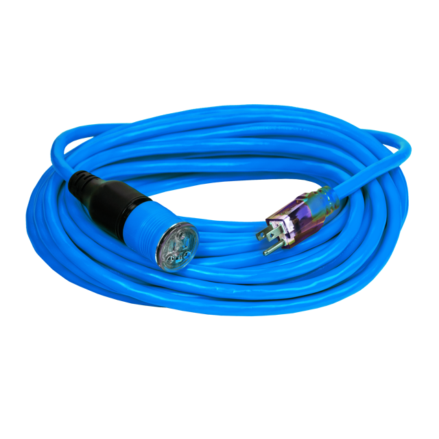 Click-to-Lock Lighted Extension Cord