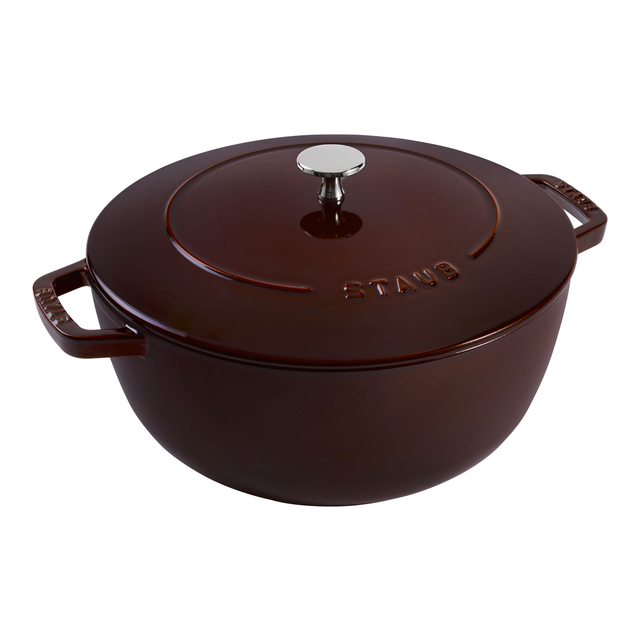 Staub Cast Iron 5.25 qt, Essential French Oven, grenadine