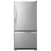 Whirlpool 30 in. 18.7 cu. ft. Bottom Freezer Refrigerator with Ice Maker - Stainless Steel