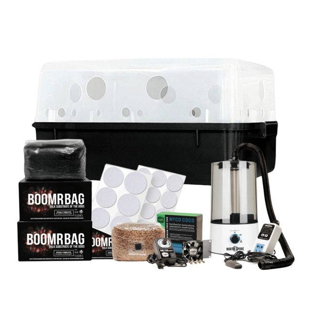 Automated 'Boomr Bin' Mushroom Monotub Kit