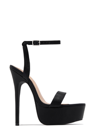Your Temptation Platform High Heels - Black