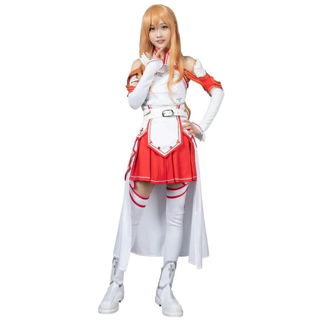 Sword Art Online Yuuki Asuna Cosplay Costume mp003072
