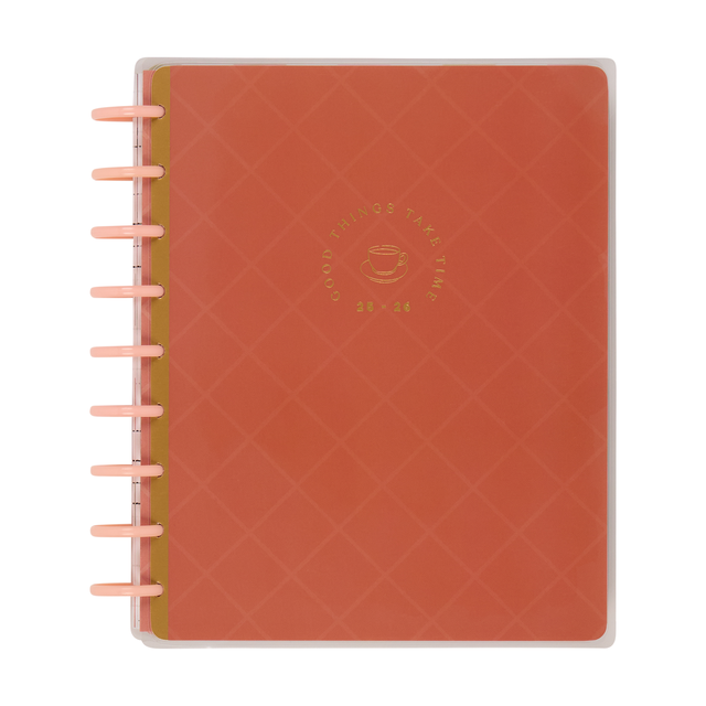 2025–2026 Cafécore Customizable Planner - Classic Horizontal Layout - 18 Months