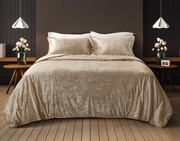 Avalon Quilt Set - Champagne