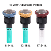 Rotary Nozzles - Adjustable Pattern (45 to 270 Degree)
