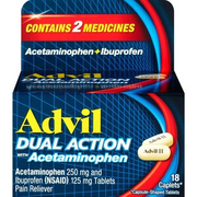 Advil Dual Action with Acetaminophen, 18 CT