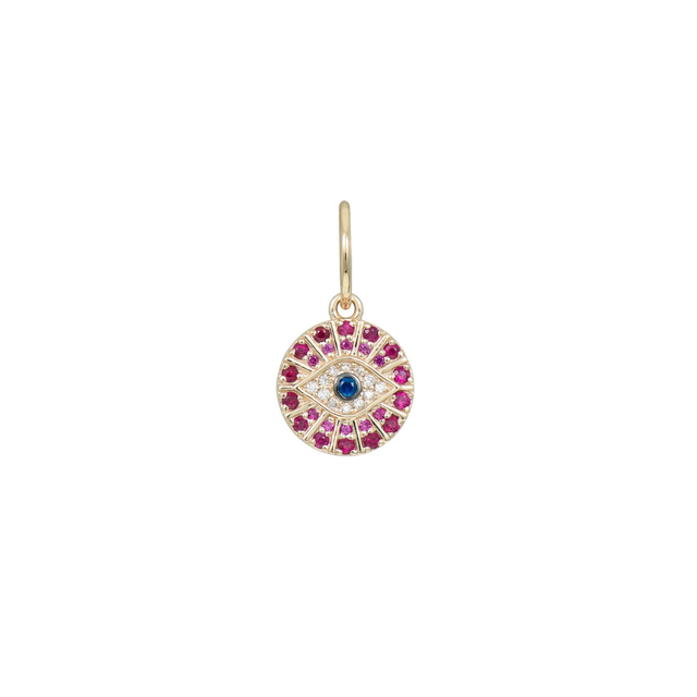 Baby Precious Stone Evil Eye Charm