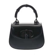 GUCCI Bamboo 1947 Black 686864 Ladies Calf Bag
