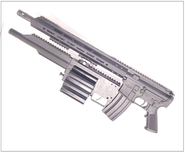 ROTO 12 shotgun AR/AK Under Barrel Mount -No FFL Required-