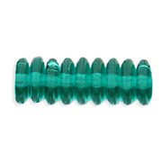 Czech Rondelle 6mm Emerald (50pcs)
