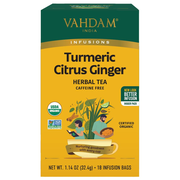 Turmeric Citrus Ginger Herbal Tea 18 Count