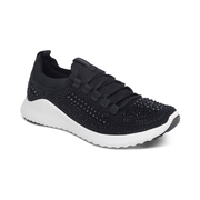 Carly Arch Support Sneaker - Black Sparkle
