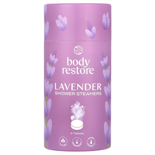 Shower Steamers, Lavender , 6 Tablets, 5.3 oz
