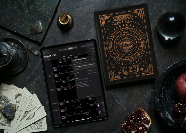 2026 Astrological Planner + Digital Calendar Bundle