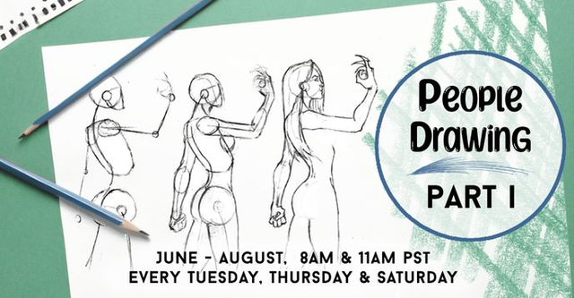 People Sketching Summer Camp Part 1 - Fundamentals for Beginners