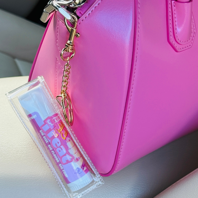 Jumbo Lip Balm Pouch with Keychain - 1 balm carrier
