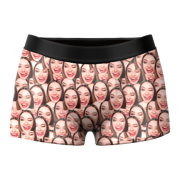Men's Custom Face Mash Boxer Shorts