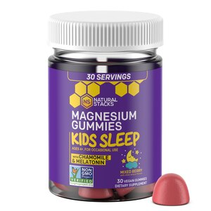 Natural Stacks Kids Sleep Magnesium Gummies, 30 CT