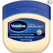 Vaseline 100% Pure Petroleum Jelly, 1.75 Oz / 49 Gr Jars (Pack of 3)