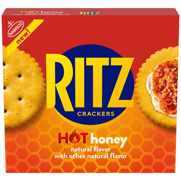 Ritz Hot Honey Crackers, Snacks For Kids And Adults, Lunch Snacks 13.7 oz