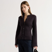 Eames Organic Cotton-Wool Button Cardigan