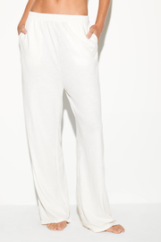 Mika Slub Wide Leg Pant