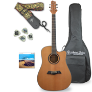 CLEARANCE Antonio Giuliani DN-2 Dreadnought Cutaway Acoustic Guitar Outfit