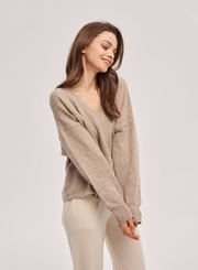 Relaxed V-neck Sweater