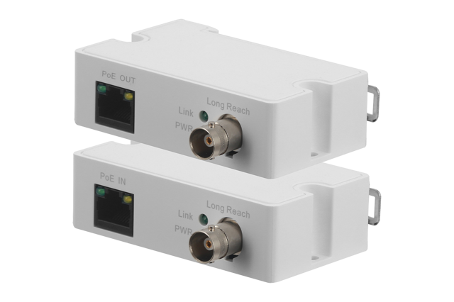 Coaxial to Ethernet Converter for PoE Cameras