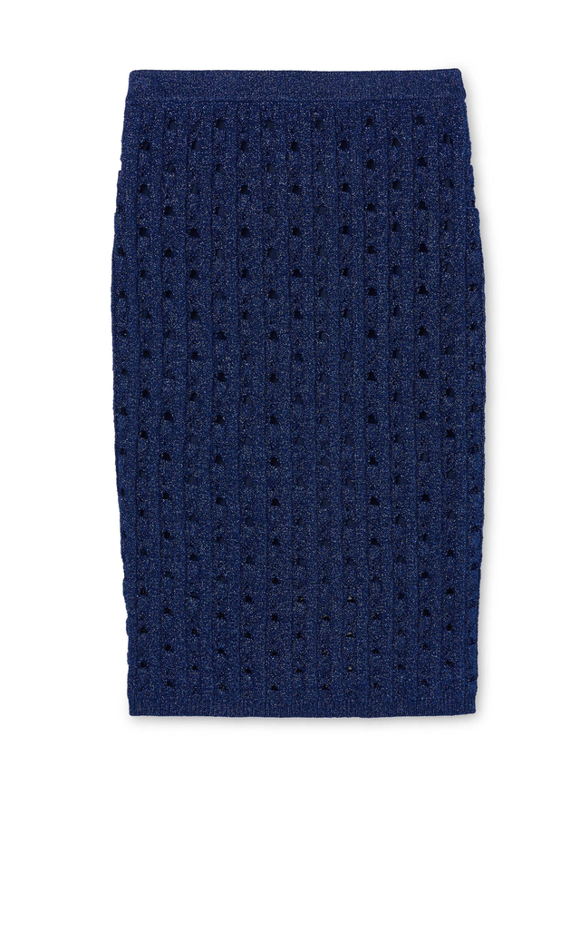 Rib Crochet Knit Skirt