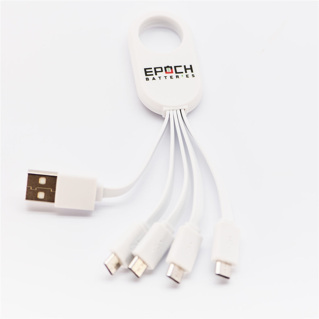 Epoch Batteries - 1 USB-A to 4 Micro USB Charging Adapter
