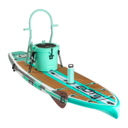 HD 10′6″ Full Trax Seafoam Paddle Board Package