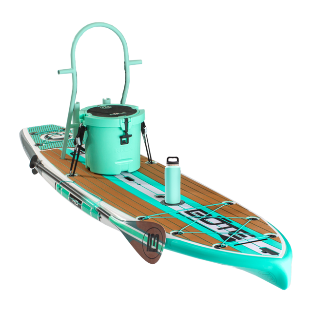 HD 10′6″ Full Trax Seafoam Paddle Board Package