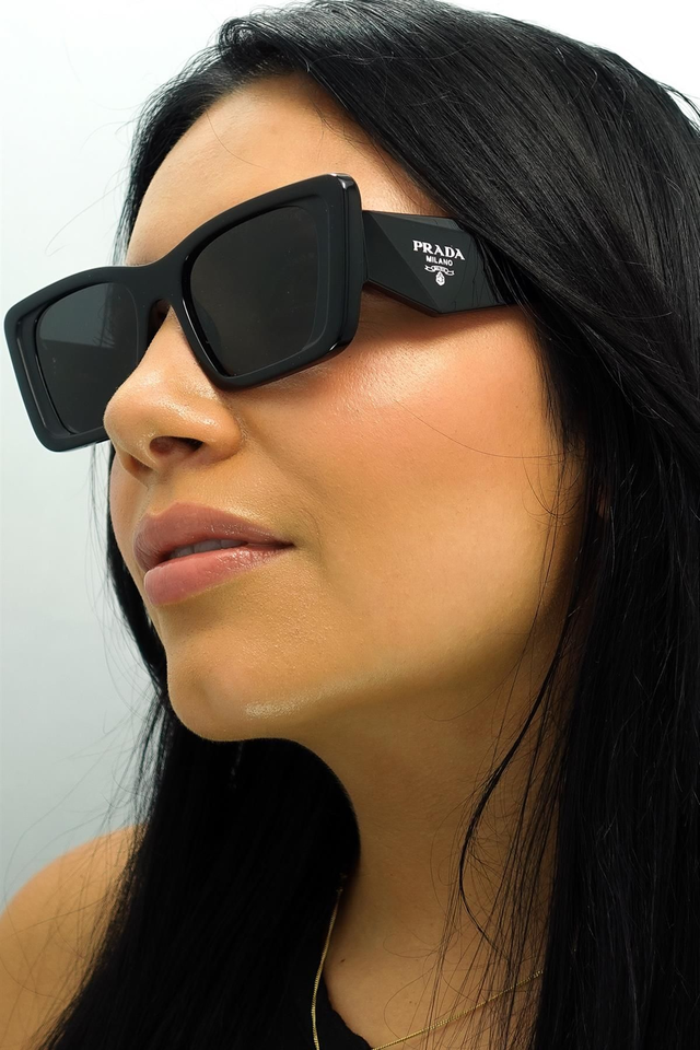 Rectangle Black Dark Grey PR08YS