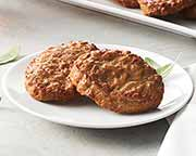 Fully Cooked Turkey Sausage Patties