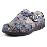 Chloe Women's Adjustable Leather Clog